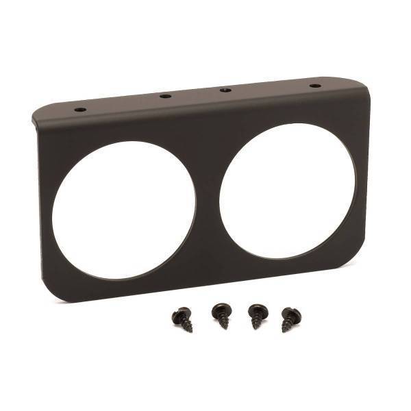 Autometer - AutoMeter GAUGE MOUNTING PANEL DUAL 2 5/8in. BLACK ALUMINUM - 3232