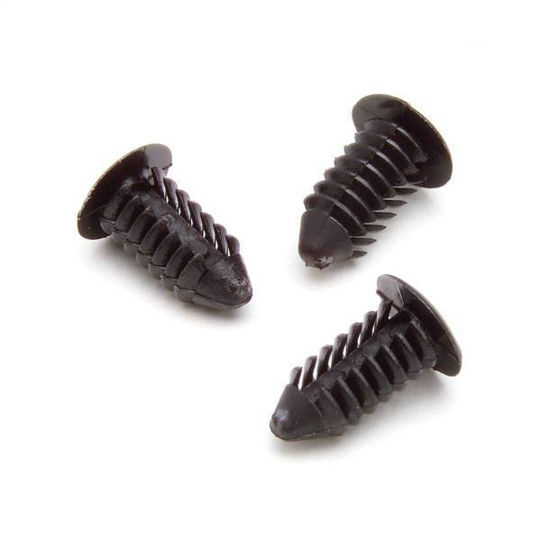 Autometer - AutoMeter RATCHET FASTENERS 100 PCS. BLACK FOR GAUGE POD/PILLAR INSTALLATION - 3282