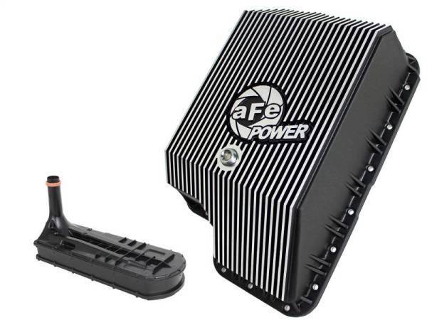 aFe - afe Transmission Pan (Black); Ford Diesel Trucks 03-10 V8-6.0/6.4L (td) - 46-70122-1