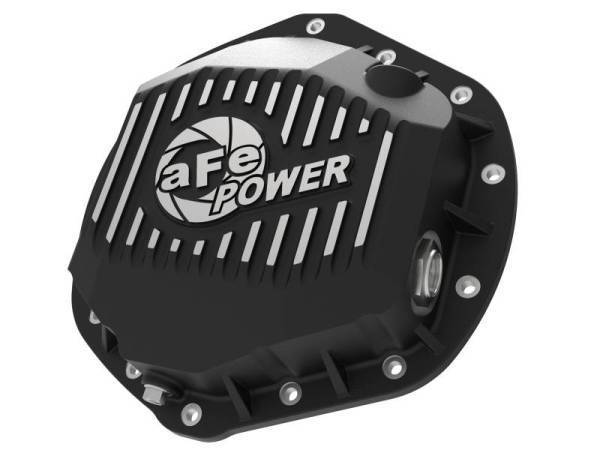 aFe - aFe Power Pro Series Rear Differential Cover Black w/ Machined Fins 14-18 Dodge Trucks 2500/3500 - 46-70392