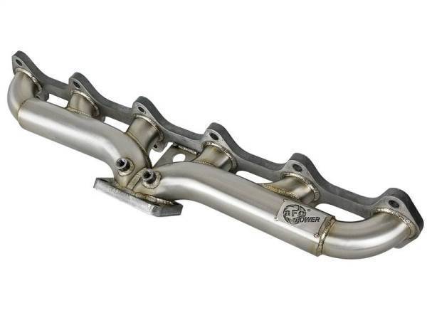 aFe - aFe Twisted Steel Header Turbo Manifold (T4) 98.5-02 Dodge Diesel Trucks L6 5.9L (td) - 48-32019