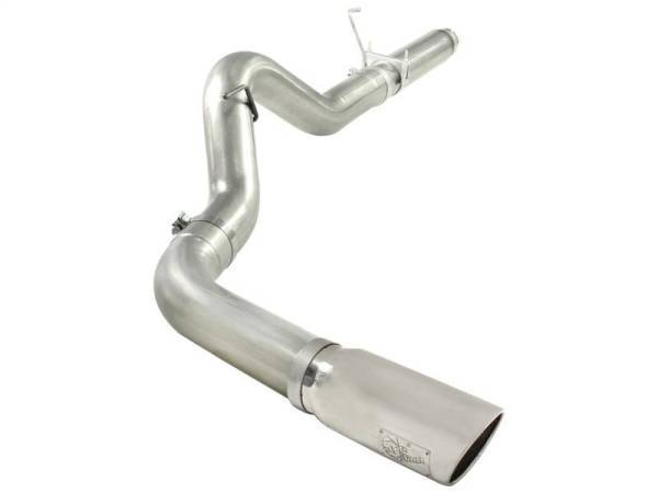 aFe - aFe MACHForce XP 5in DPF-Back 409SS Exhaust Dodge Diesel Trucks 07.5-12 L6-6.7L (td) Polished Tip - 49-42016-P