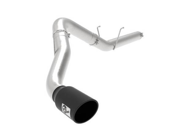 aFe - aFe Large Bore-HD 5in 409SS DPF-Back Exhaust System w/Black Tip 19-20 Ram Diesel Trucks L6-6.7L (td) - 49-42075-B