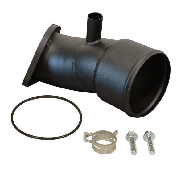 BD Diesel - BD Diesel Turbo Intake Horn 409 Stainless Steel Black Powder Coat - 1045630