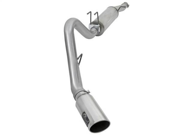 aFe - aFe MACHForce XP 2017 Ford SuperDuty F-250/F-350 V8 6.2L CC/LB Cat-Back SS 4in. Exhaust System - 49-43086-P