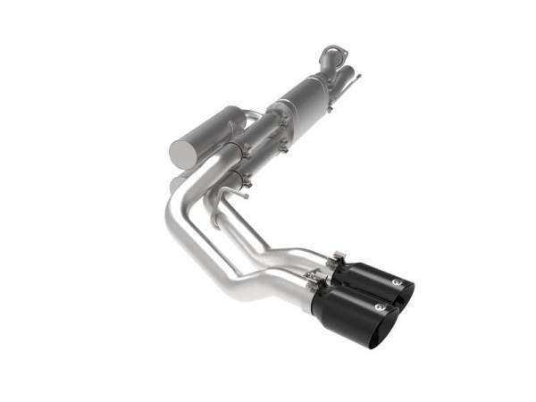 aFe - aFe Rebel Series 3in 409 SS Cat-Back Exhaust w/ Black Tips 17-20 Ford F-250/F350 V8 6.2L/7.3L - 49-43117-b