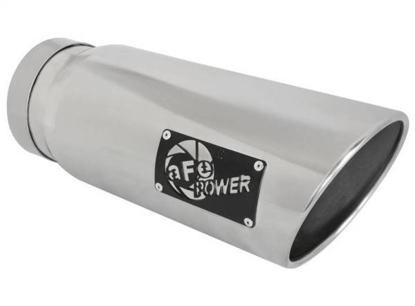 aFe - aFe MACHForce-Xp 5in Inlet x 6in Outlet x 15in length Polished Exhaust Tip - 49T50601-P15