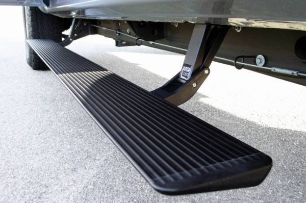 AMP Research - AMP Research 1999-2006 Chevy/GMC Silverado/Sierra Extended/Crew PowerStep - Black - 75113-01A