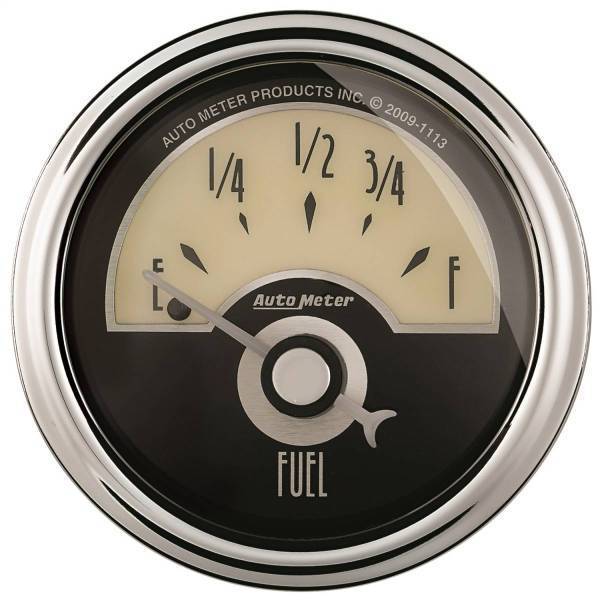 Autometer - AutoMeter GAUGE FUEL LEVEL 2 1/16in. 0OE TO 90OF ELEC CRUISER AD - 1104