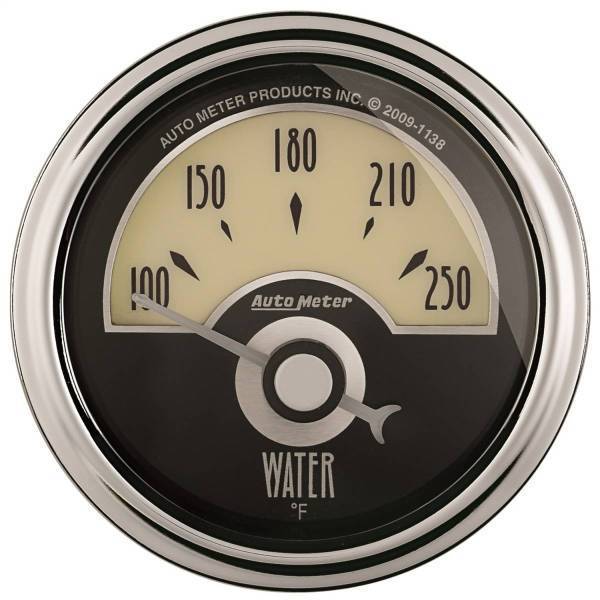 Autometer - AutoMeter GAUGE WATER TEMP 2 1/16in. 250deg.F ELEC CRUISER AD - 1136