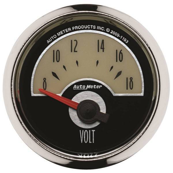 Autometer - AutoMeter GAUGE VOLTMETER 2 1/16in. 18V ELEC CRUISER - 1193