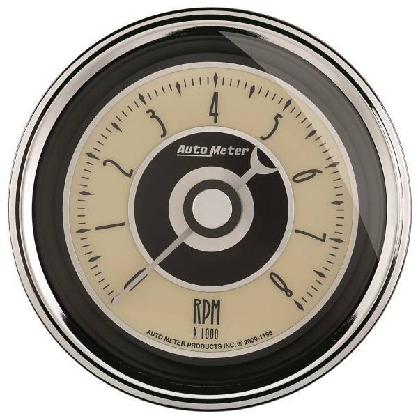 Autometer - AutoMeter GAUGE TACHOMETER 3 3/8in. 8K RPM IN-DASH CRUISER AD - 1195