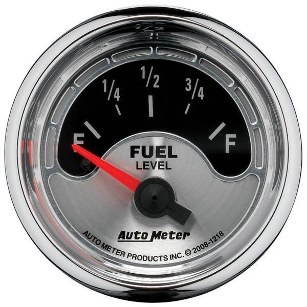 Autometer - AutoMeter GAUGE FUEL LEVEL 2 1/16in. 16OE TO 158OF ELEC AMERICAN MUSCLE - 1218
