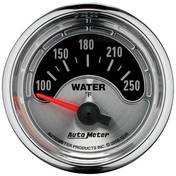 Autometer - AutoMeter GAUGE WATER TEMP 2 1/16in. 250deg.F ELEC AMERICAN MUSCLE - 1236
