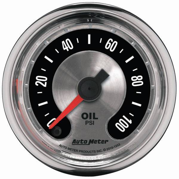 Autometer - AutoMeter GAUGE OIL PRESS 2 1/16in. 100PSI DIGITAL STEPPER MOTOR AMERICAN MUSCLE - 1253