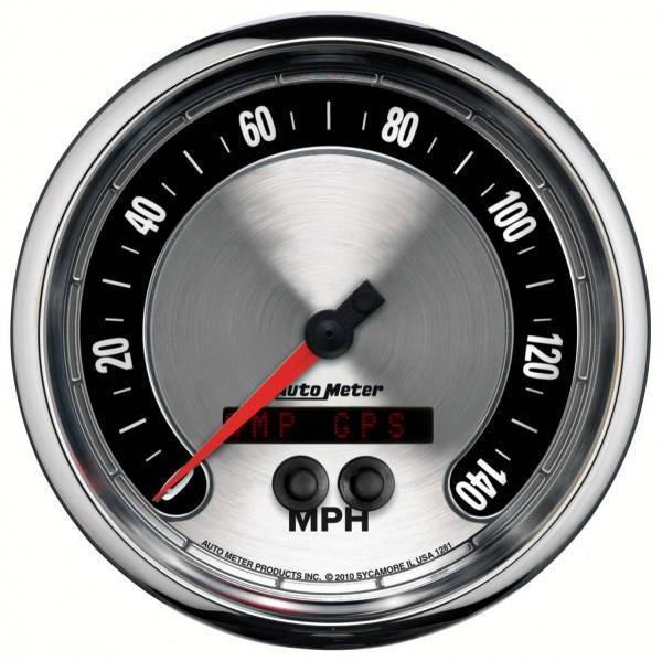 Autometer - AutoMeter GAUGE SPEEDOMETER 5in. 140MPH GPS AMERICAN MUSCLE - 1281
