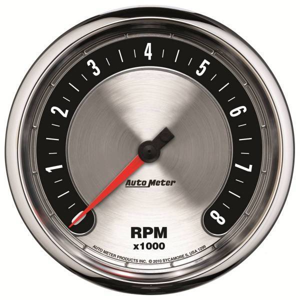 Autometer - AutoMeter GAUGE TACHOMETER 5in. 8K RPM IN-DASH AMERICAN MUSCLE - 1299