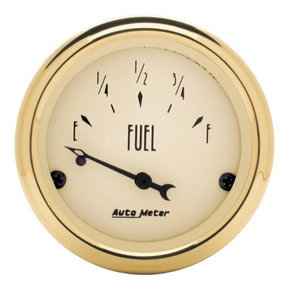 Autometer - AutoMeter GAUGE FUEL LEVEL 2 1/16in. 0OE TO 30OF ELEC GOLDEN OLDIES - 1507