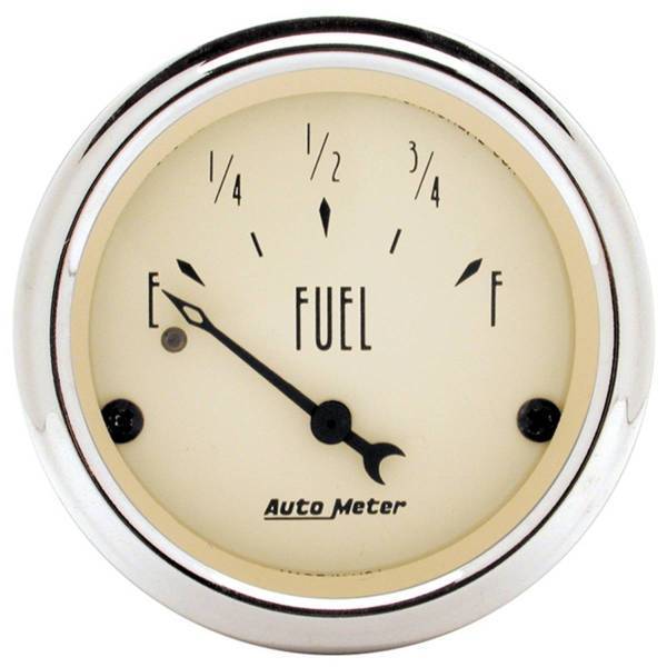 Autometer - AutoMeter GAUGE FUEL LEVEL 2 1/16in. 240OE TO 33OF ELEC ANTIQUE BEIGE - 1817