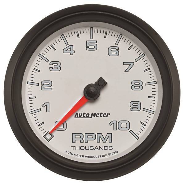 Autometer - AutoMeter GAUGE TACHOMETER 3 3/8in. 10K RPM WHITE PRO-CYCLE - 19598