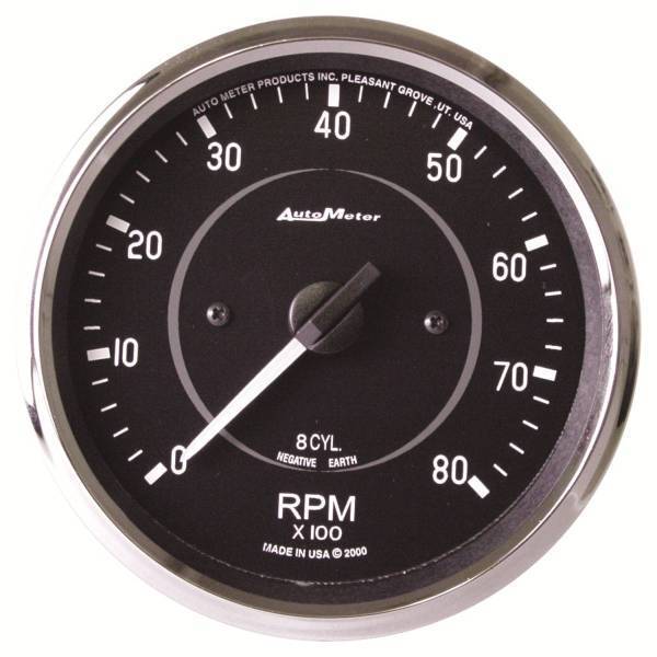 Autometer - AutoMeter GAUGE TACHOMETER 4in. 8K RPM IN-DASH (8 CYL ONLY!) COBRA - 201004