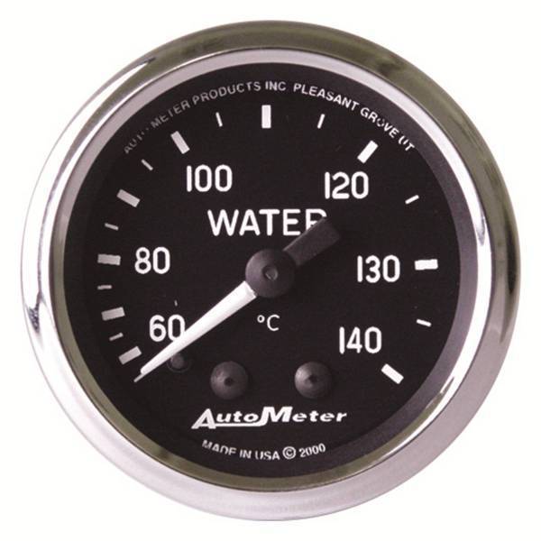 Autometer - AutoMeter GAUGE WATER TEMP 2 1/16in. 60-140deg.C MECHANICAL COBRA - 201007