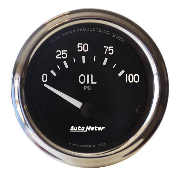 Autometer - AutoMeter GAUGE OIL PRESSURE 2 1/16in. 100PSI ELECTRIC COBRA - 201014