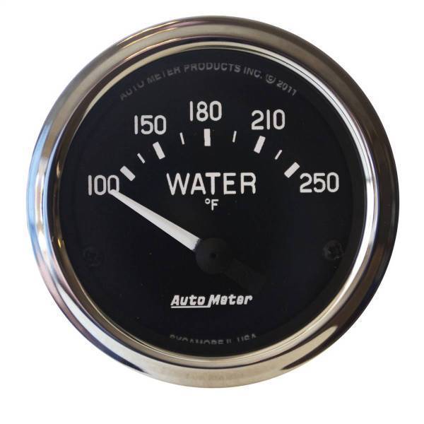 Autometer - AutoMeter GAUGE WATER TEMP 2 1/16in. 100-250deg.F ELECTRIC COBRA - 201015