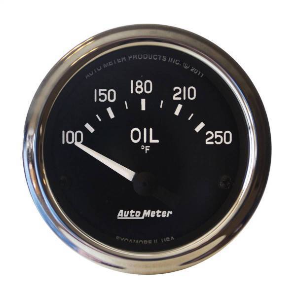 Autometer - AutoMeter GAUGE OIL TEMP 2 1/16in. 100-250deg.F ELECTRIC COBRA - 201018