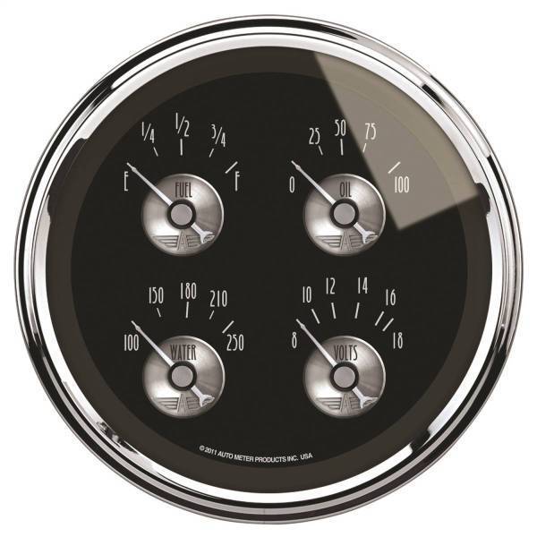 Autometer - AutoMeter GAUGE QUAD 5in. 240OE-33OF ELEC PRESTIGE BLK. DIAMOND - 2011