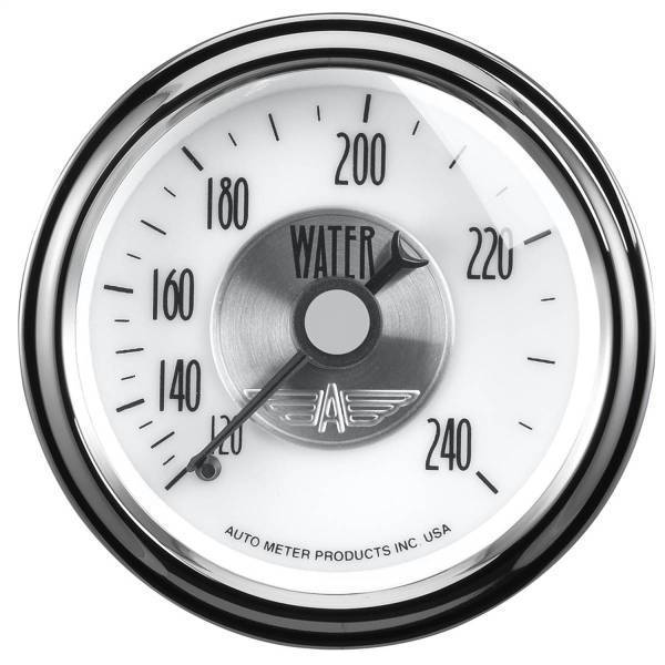 Autometer - AutoMeter GAUGE WATER TEMP 2 1/16in. 240deg.F MECH PRESTIGE PEARL - 2031