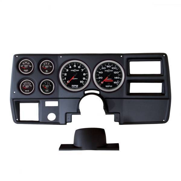 Autometer - AutoMeter DIRECT FIT DASH KIT CHEVY TRUCK/SUBURBAN 73-83 TACH/MPH/FUEL/OILP/WTMP/VOLT S - 2137-12