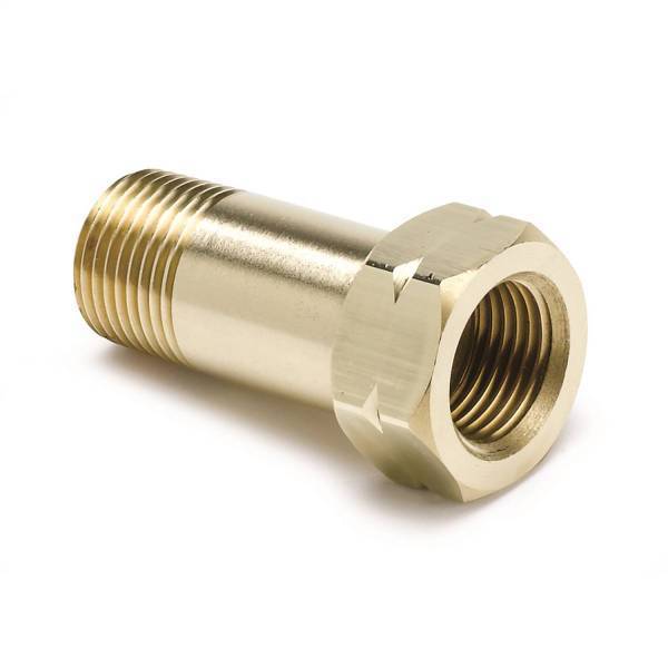 Autometer - AutoMeter FITTING ADAPTER 3/8in. NPT MALE EXTENSION BRASS FOR AUTO GAGE MECH. TEMP. - 2373