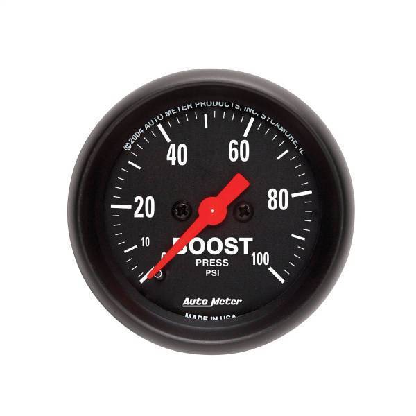 Autometer - AutoMeter GAUGE BOOST 2 1/16in. 100PSI MECHANICAL Z-SERIES - 2618