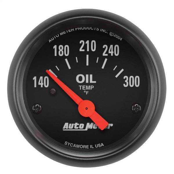 Autometer - AutoMeter GAUGE OIL TEMP 2 1/16in. 140-300deg.F ELECTRIC Z-SERIES - 2639