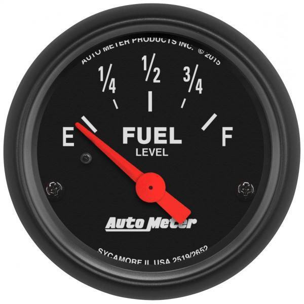 Autometer - AutoMeter GAUGE FUEL LEVEL 2 1/16in. 73OE TO 10OF(AFTERMARKET LINEAR) ELEC Z-SERIES - 2652