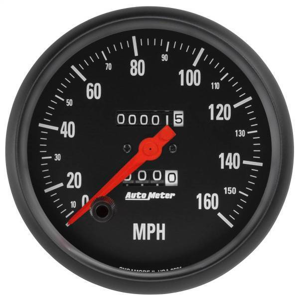 Autometer - AutoMeter GAUGE SPEEDOMETER 5in. 160MPH MECHANICAL Z-SERIES - 2691