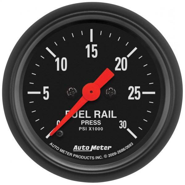 Autometer - AutoMeter GAUGE RAIL PRESSURE (RAM 6.7L) 2 1/16in. 30KPSI DIGITAL STEPPER MOTOR Z - 2693