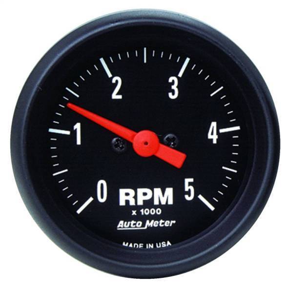 Autometer - AutoMeter GAUGE TACHOMETER 2 1/16in. 5K RPM IN-DASH Z-SERIES - 2697