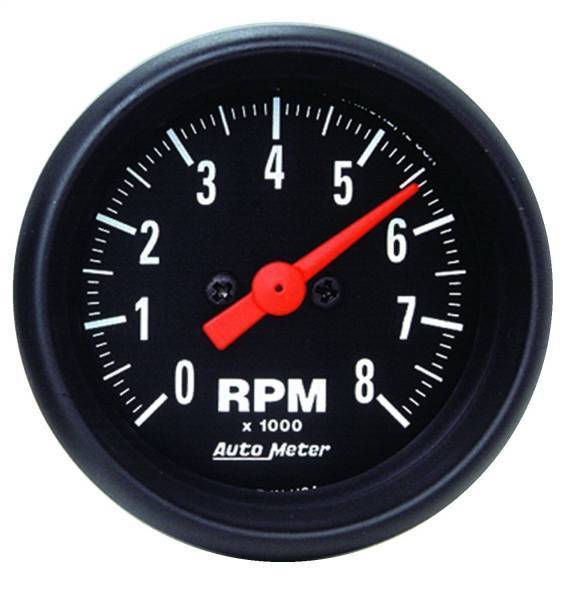 Autometer - AutoMeter GAUGE TACHOMETER 2 1/16in. 8K RPM IN-DASH Z-SERIES - 2698