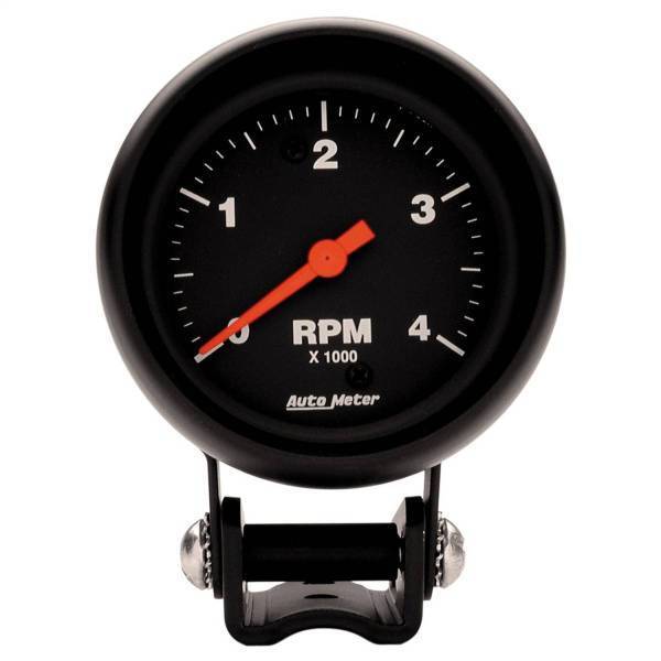 Autometer - AutoMeter GAUGE TACHOMETER 2 5/8in. 4K RPM PEDESTAL Z-SERIES - 2890