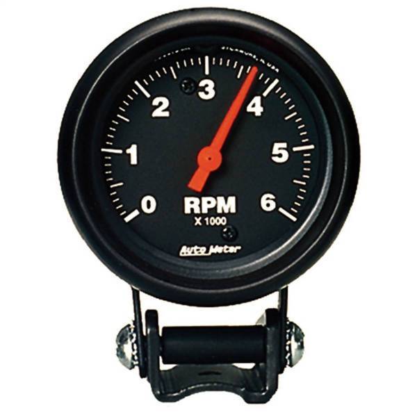 Autometer - AutoMeter GAUGE TACHOMETER 2 5/8in. 6K RPM PEDESTAL Z-SERIES - 2891