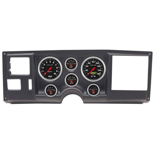 Autometer - AutoMeter DIRECT FIT DASH KIT (3 3/8in. X2 2 1/16in. X4) CHEVY/GMC TRUCK 88-94 SPORT-C - 2925-11