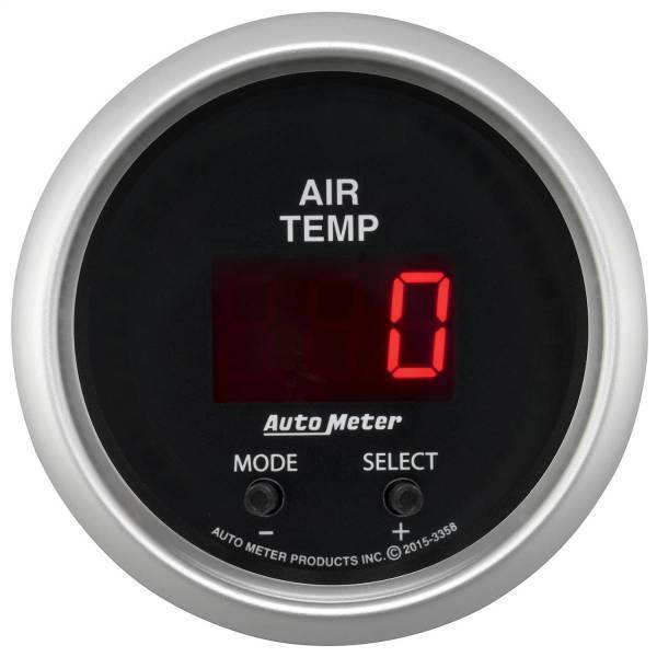 Autometer - AutoMeter GAUGE AIR TEMP DUAL 2 1/16in. 0-300deg.F DIGITAL SPORT-COMP - 3358