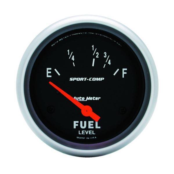 Autometer - AutoMeter GAUGE FUEL LEVEL 2 5/8in. 16OE TO 158OF ELEC SPORT-COMP - 3518