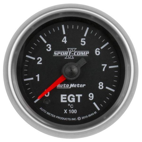 Autometer - AutoMeter GAUGE PYROMETER (EGT) 2 1/16in. 900deg.C DIGITAL STEPPER MOTOR SPORT-COMP I - 3644-M