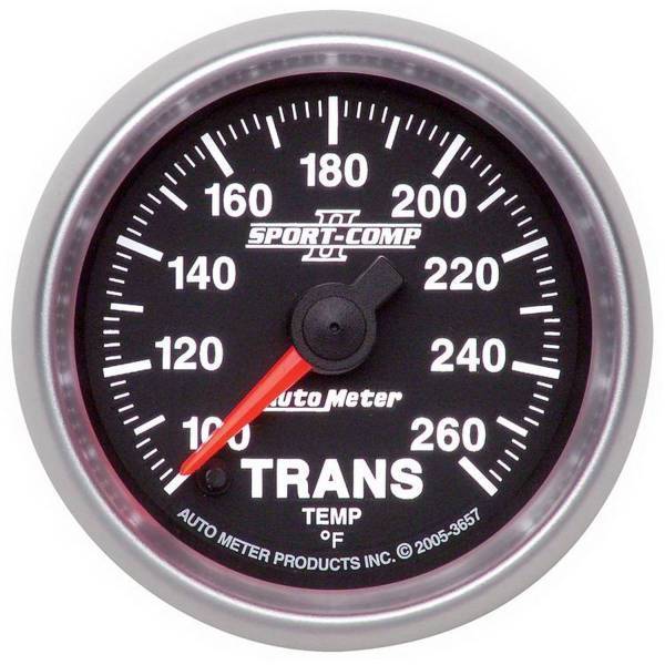 Autometer - AutoMeter GAUGE TRANSMISSION TEMP 2 1/16in. 100-260deg.F DIGITAL STEPPER MOTOR SPORT- - 3657