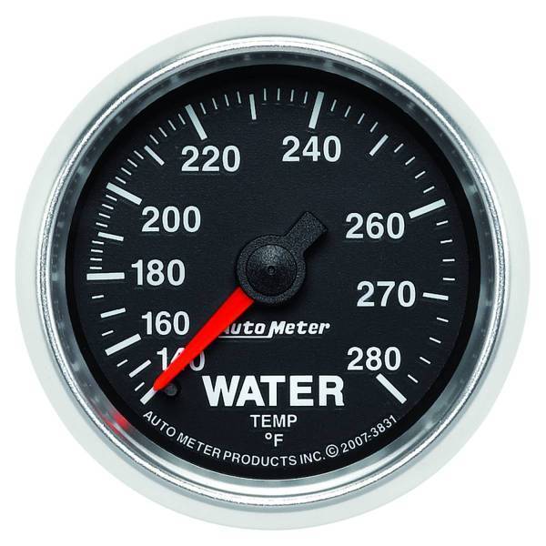 Autometer - AutoMeter GAUGE WATER TEMP 2 1/16in. 140-280deg.F MECHANICAL GS - 3831