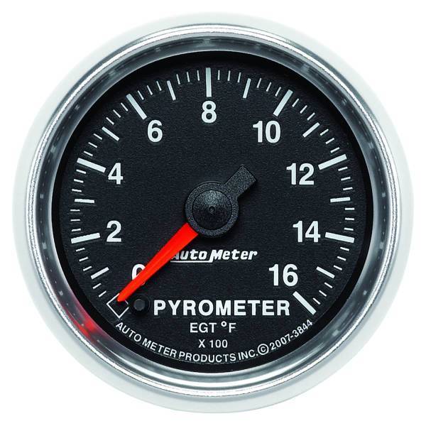 Autometer - AutoMeter GAUGE PYROMETER (EGT) 2 1/16in. 1600deg.F DIGITAL STEPPER MOTOR GS - 3844