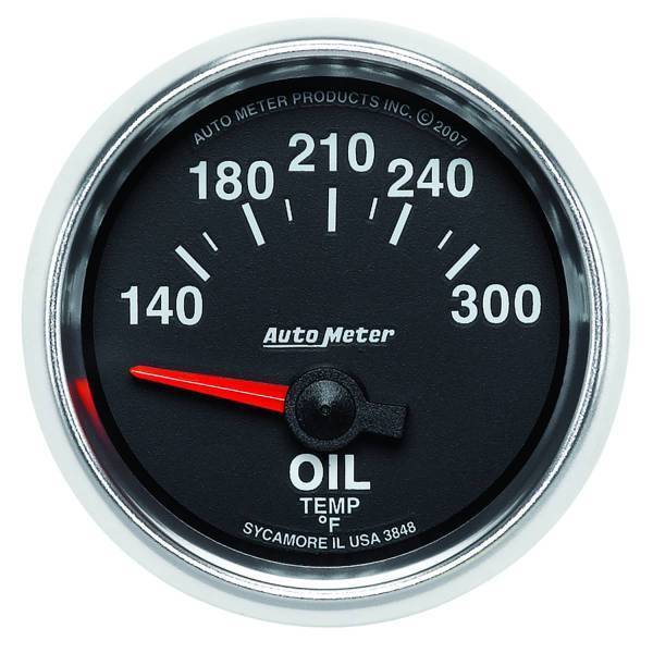 Autometer - AutoMeter GAUGE OIL TEMP 2 1/16in. 140-300deg.F ELECTRIC GS - 3848